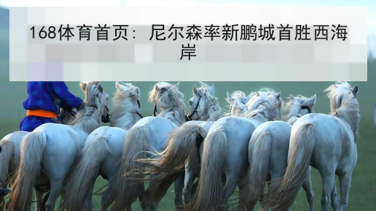 168体育首页: 尼尔森率新鹏城首胜西海岸